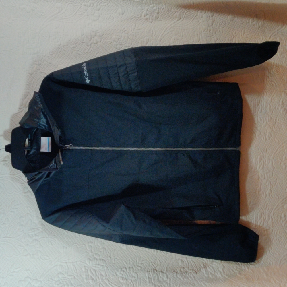 Columbia Black Lightweight Windbreaker Jacket
